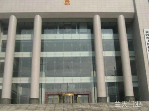 長(zhǎng)沙市人大旋轉(zhuǎn)門